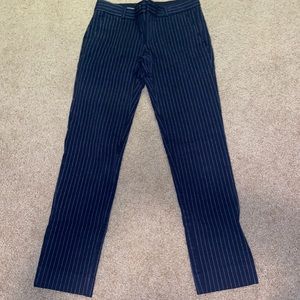 Pinstripe pants banana republic